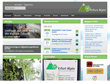 Tablet Screenshot of erfurt-alpin.de